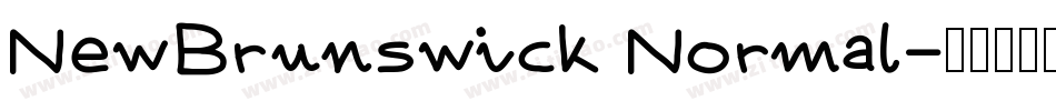 NewBrunswick Normal字体转换